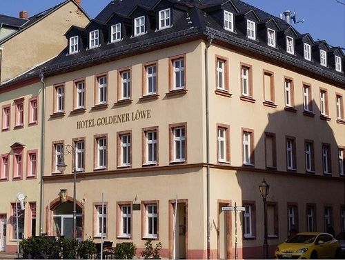 Hotel Goldener Loewe Waldheim Luaran gambar